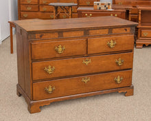 English Oak 2 Over 2 Drawer Chest