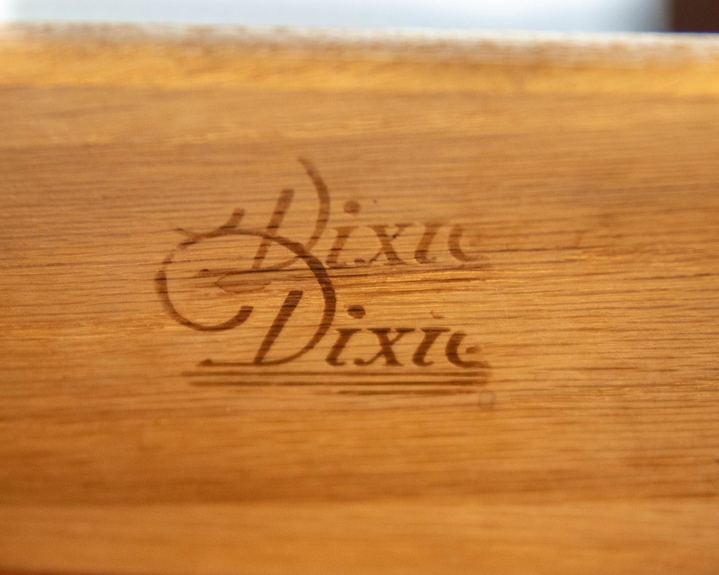 Dixie Forest Walnut 6 DrawerTall Chest With Chippendale Brass Hardware