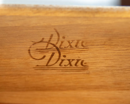 Dixie Forest Walnut 6 DrawerTall Chest With Chippendale Brass Hardware