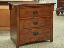 Pair of Coaster Mission Style 3-Drawer Bedside Chests in Dark Finish