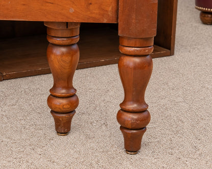 Davis Cabinet Co. Full 4-Post Bed in "Weathered Cherry" with Slats and Rails