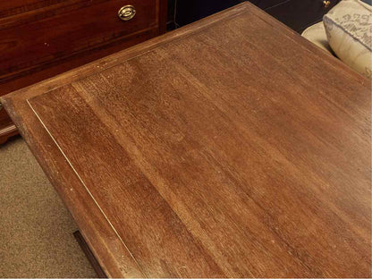 RH  Saint James White Oak  Executive Desk in Antique Coffee w/ Ball Feet