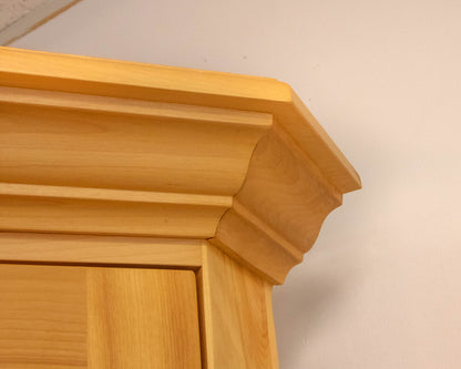 Pompanoosuc Mills Solid Birch Corner Cabinet