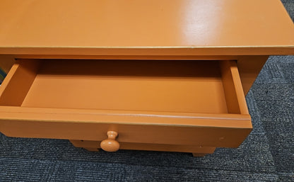 ABC Carpet & Home Side Table in Soft Orange
