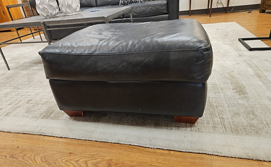 Klausner Leather Ottoman