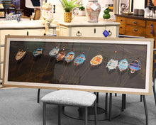 Neatly Moored Framed Artwork