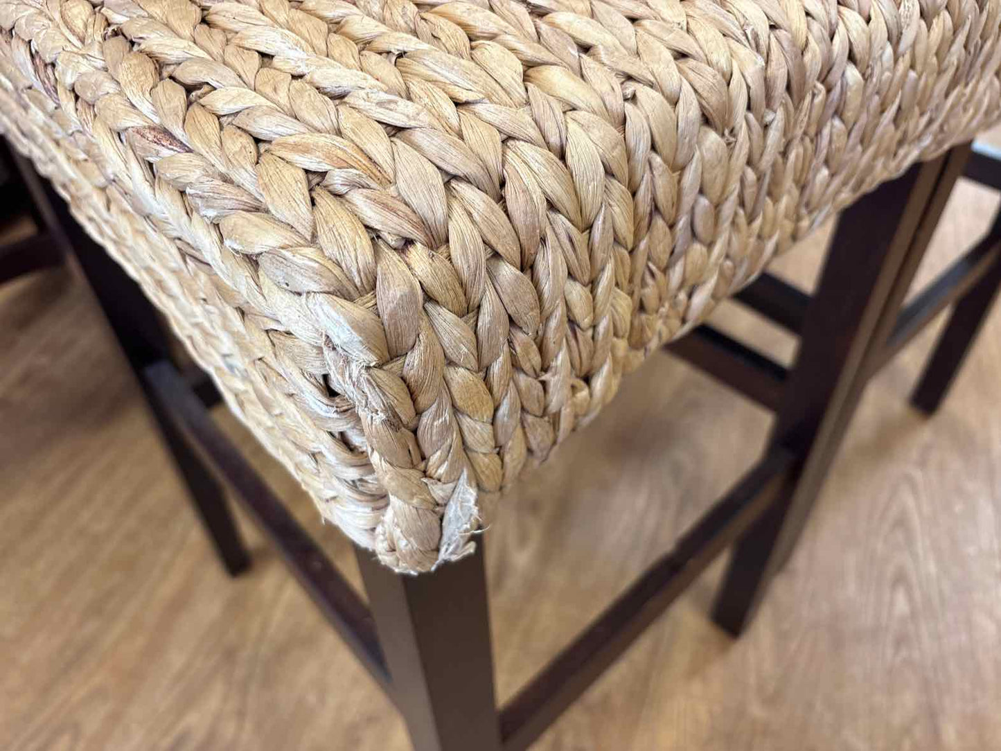 Set of 5 Seagrass Bar Stools