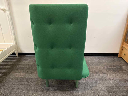 Poppin 'QT' Privacy Lounge Chair With Ottoman