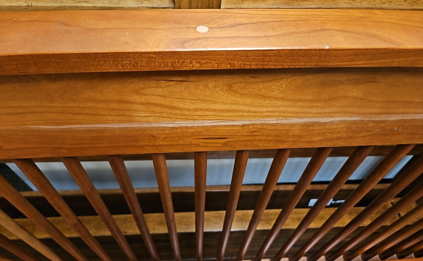 Cherry Mission Style Queen Bed