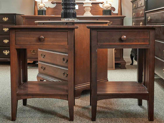 Pair of Ethan Allen Cherry Nightstands