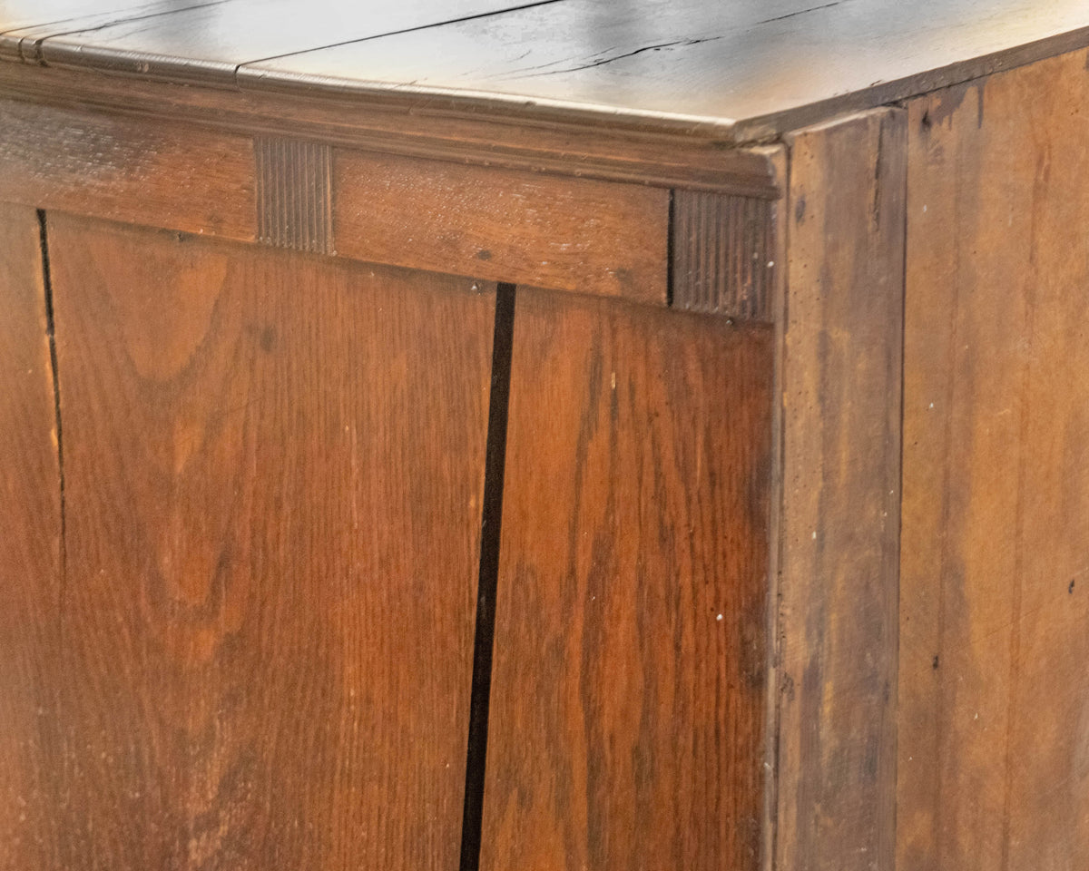 English Oak 2 Over 2 Drawer Chest