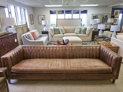 Roger & Chris 'Harley' Channel Back Shelter Arm Sofa