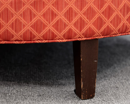 Ethan Allen Round Ottoman