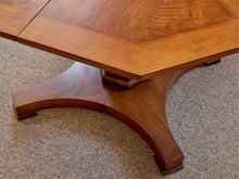 Baker Light Walnut Octagon Dining Table w/ 2  Leaves
