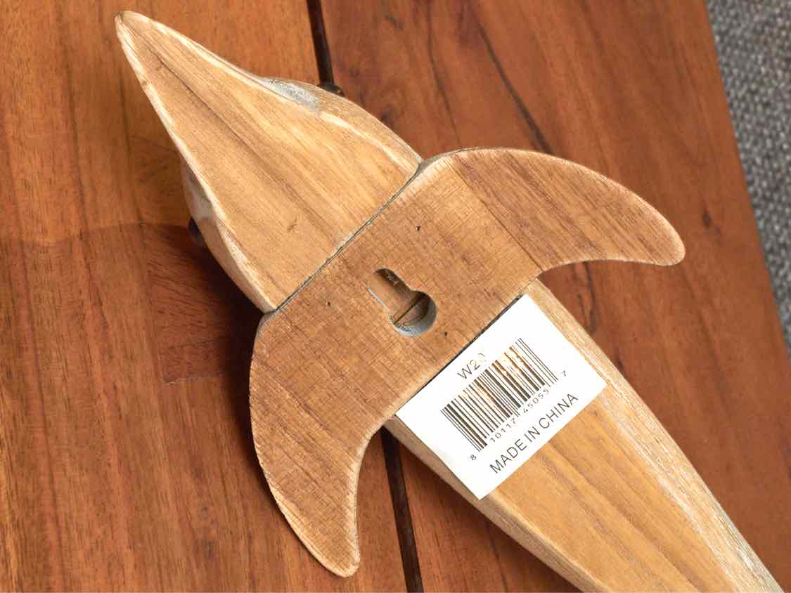 Wooden Dolphin Wall Decor