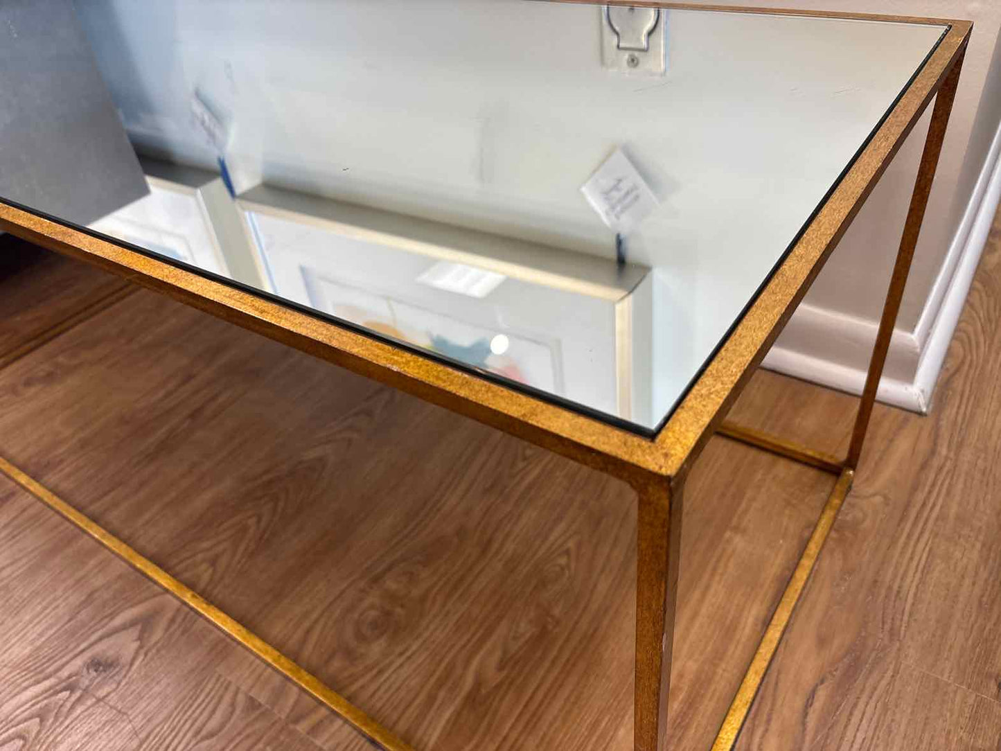Mirror Top Cocktail Table