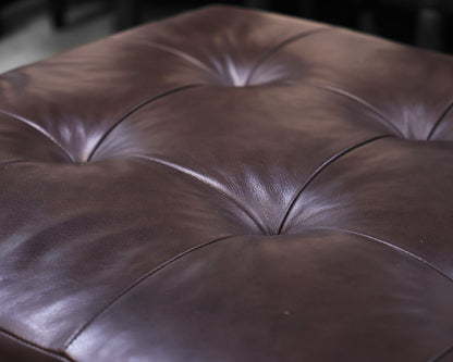Leather Lift Ottoman