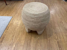 Palecek Wrapped Rope Bulb Stool / Table