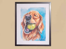 'Ball Is Life - Golden' Framed Print
