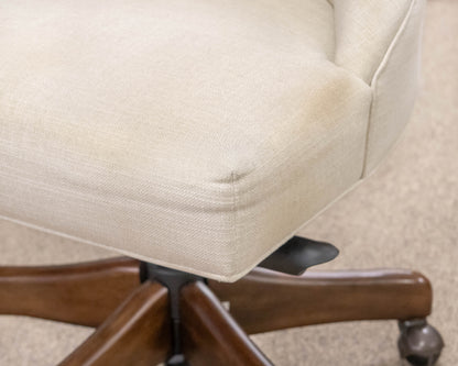 Pottery Barn Hayes Tufted Swivel Desk Chair