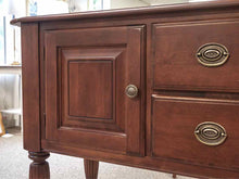 Nichols & Stone Cherry Server with Heirloom Finish & Brass Pulls