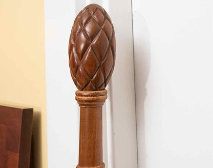Hitchcock Queen Maple Pineapple Post  Headboard