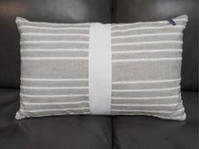 Fragments Idenity Cream & Beige Cotton /Linen Accent Pillow