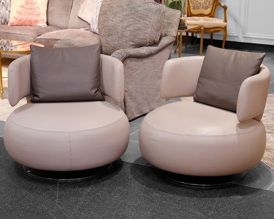 Pair of 'Curl' Roche Bobois Chairs