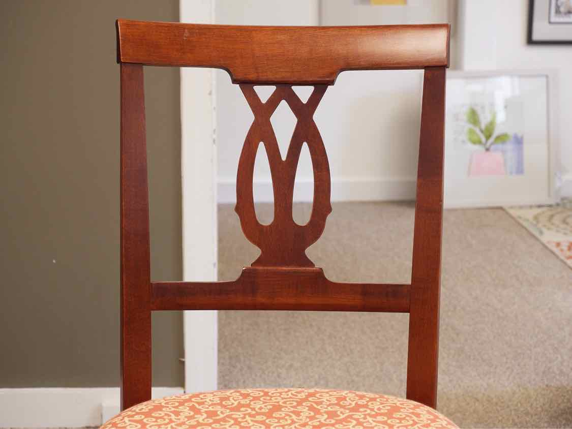 Saloom Cherry Oval  Dining Table with 6 Chairs