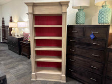 Painted Grey 4-Shelf Bookcase