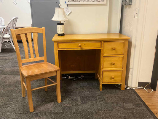 Maple Student Desk w/ Chair