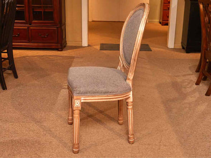 Set Of 6 French Country King Louis XVI Style Dining Chairs