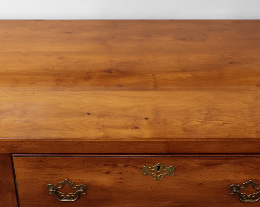 Wright Table Company Chippendale Solid Yew Wood Console