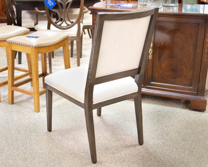 Set of 4 RH 'French Contemporary Dark Stain Finish Dining Chairs