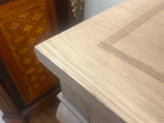 Bassett 'Artisanal' Console w/ Ottomans