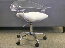 Lucite Office Chair on Casters