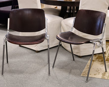 Pair of Itailian Made Wooden Accent Chairs