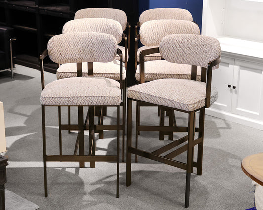 Set of 6 Custom Bar Stools