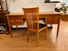 Spectra Wood MCM Cherry Desk with File Cabinet & Chair