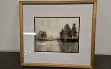 'Muted Horizons D' Landscpe in Antique Gold Frame