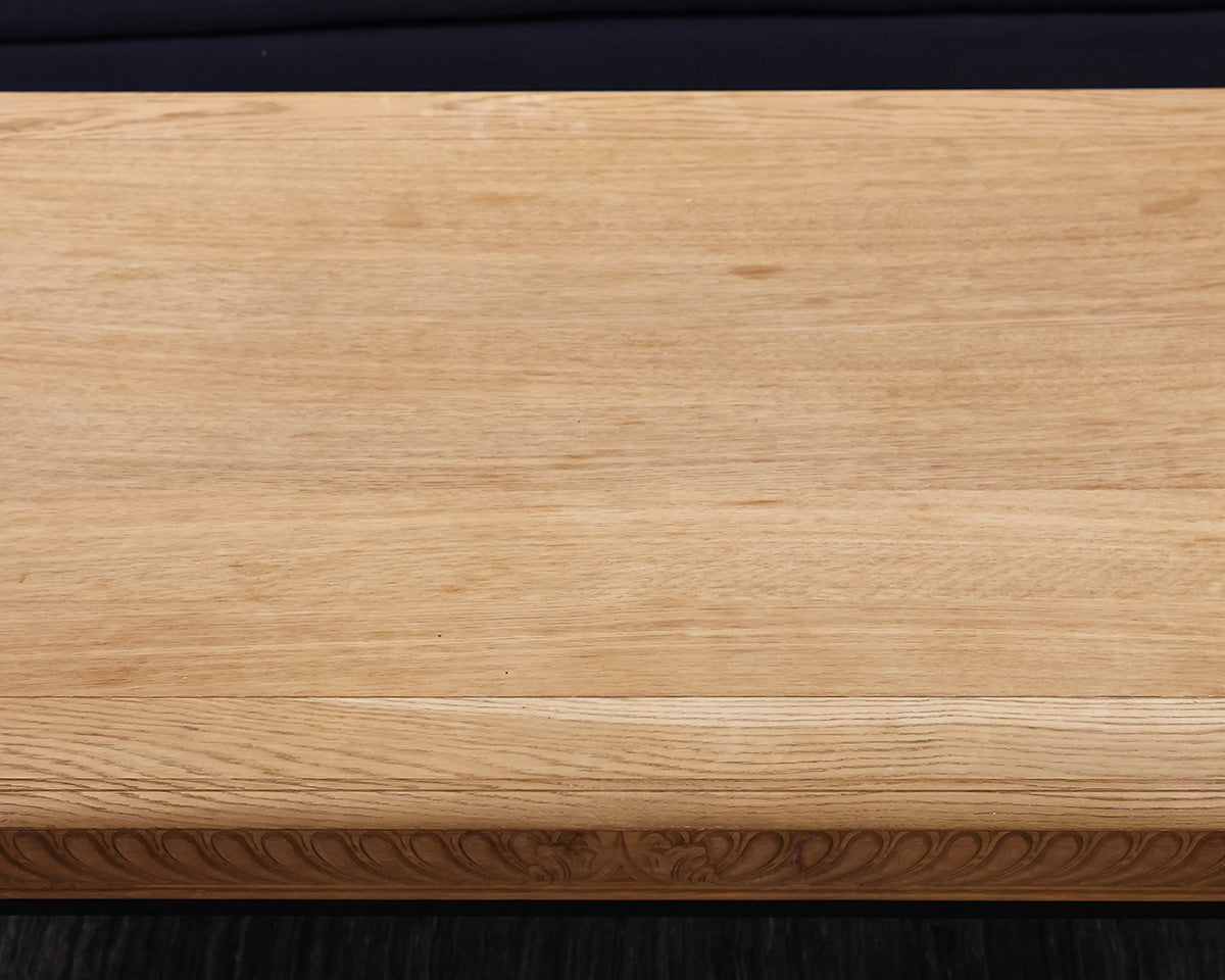 Restoration Hardware French Oak Relief Coffee Table