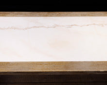 Arhaus Rustic Marble Top Cocktail Table