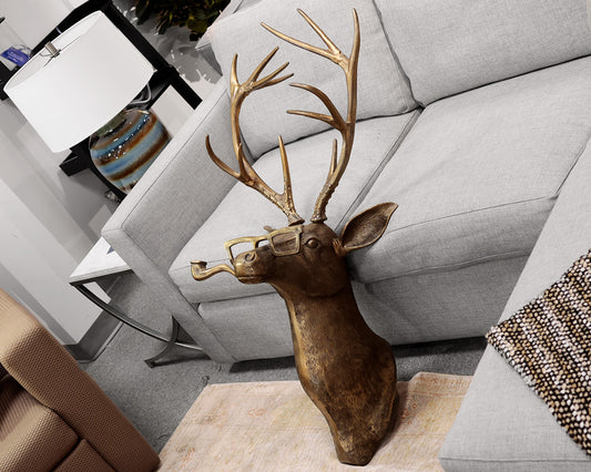 Eric + Eloise "Frankie" Deer Head Wall Decor