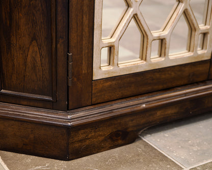 Jofran Casa Bella Mirrored 4-Door Console