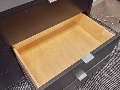 Room & Board Black Contemporary Nine Drawer Dresser