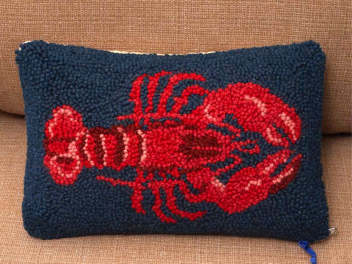 Pink Peony Hook Accent Pillow