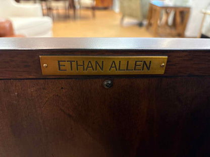 Ethan Allen 4-Door Espresso Console