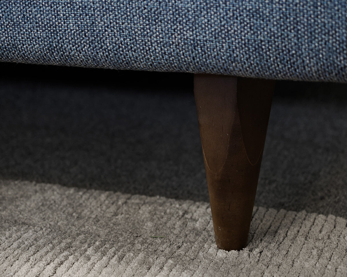 Two Cushion Grey/ Blue  Sofa