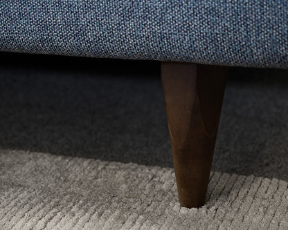 Two Cushion Grey/ Blue  Sofa