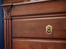 Ethan Allen British Classics Ginger Tall Lingerie Chest in Cinnabar Finish